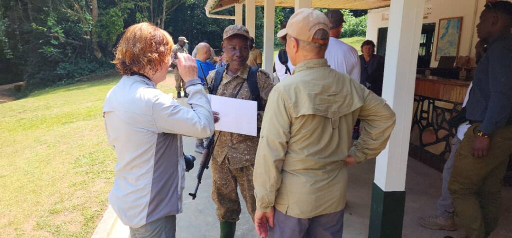 Uganda Gorilla Permit; visitors recieve their Certificates of Participation After successful Gorilla Trek